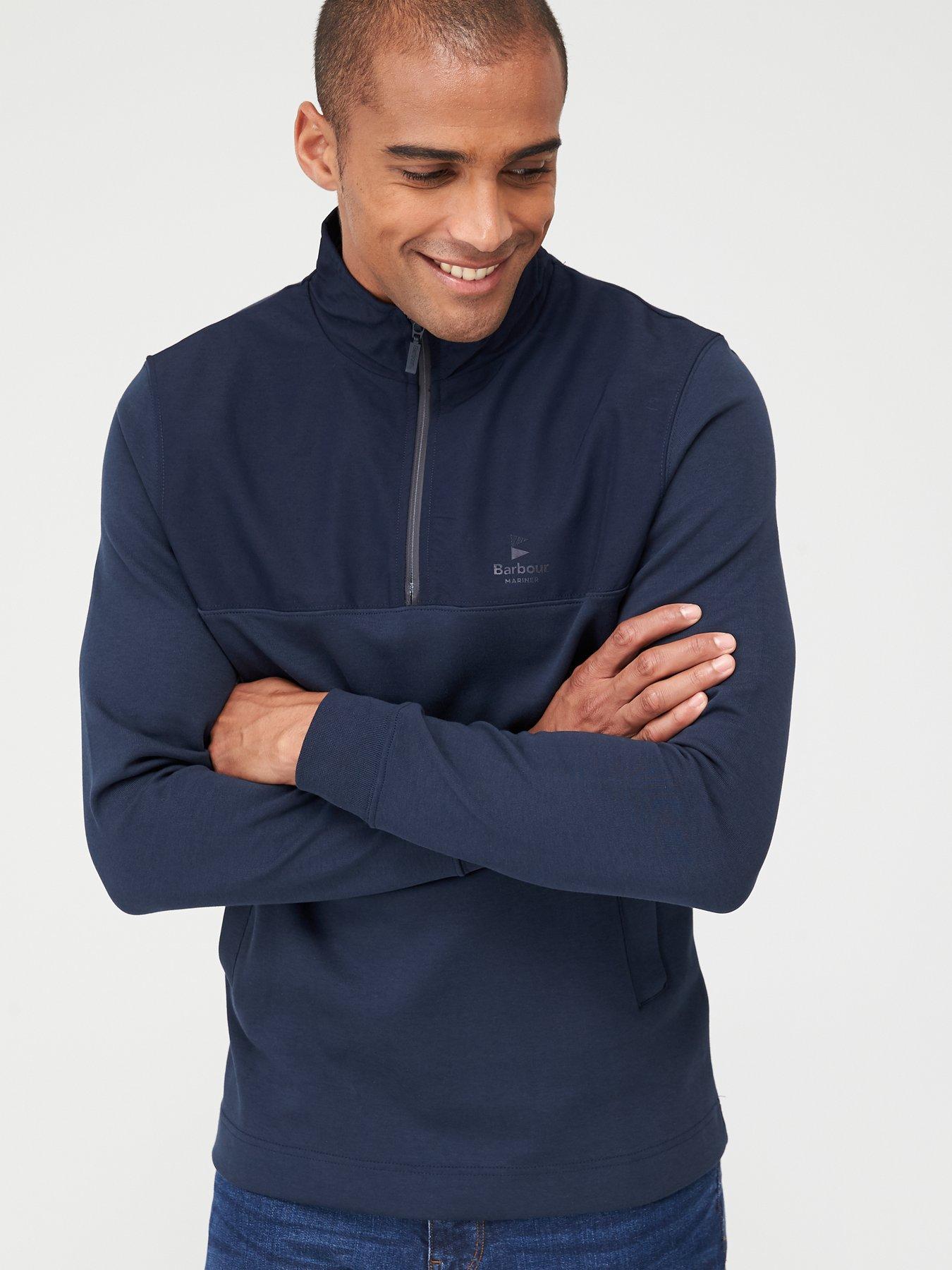 barbour quarter zip