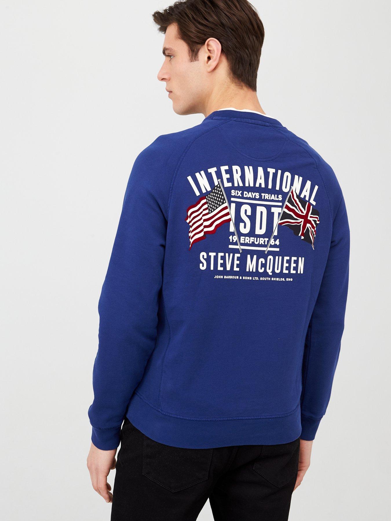 barbour steve mcqueen sweatshirt