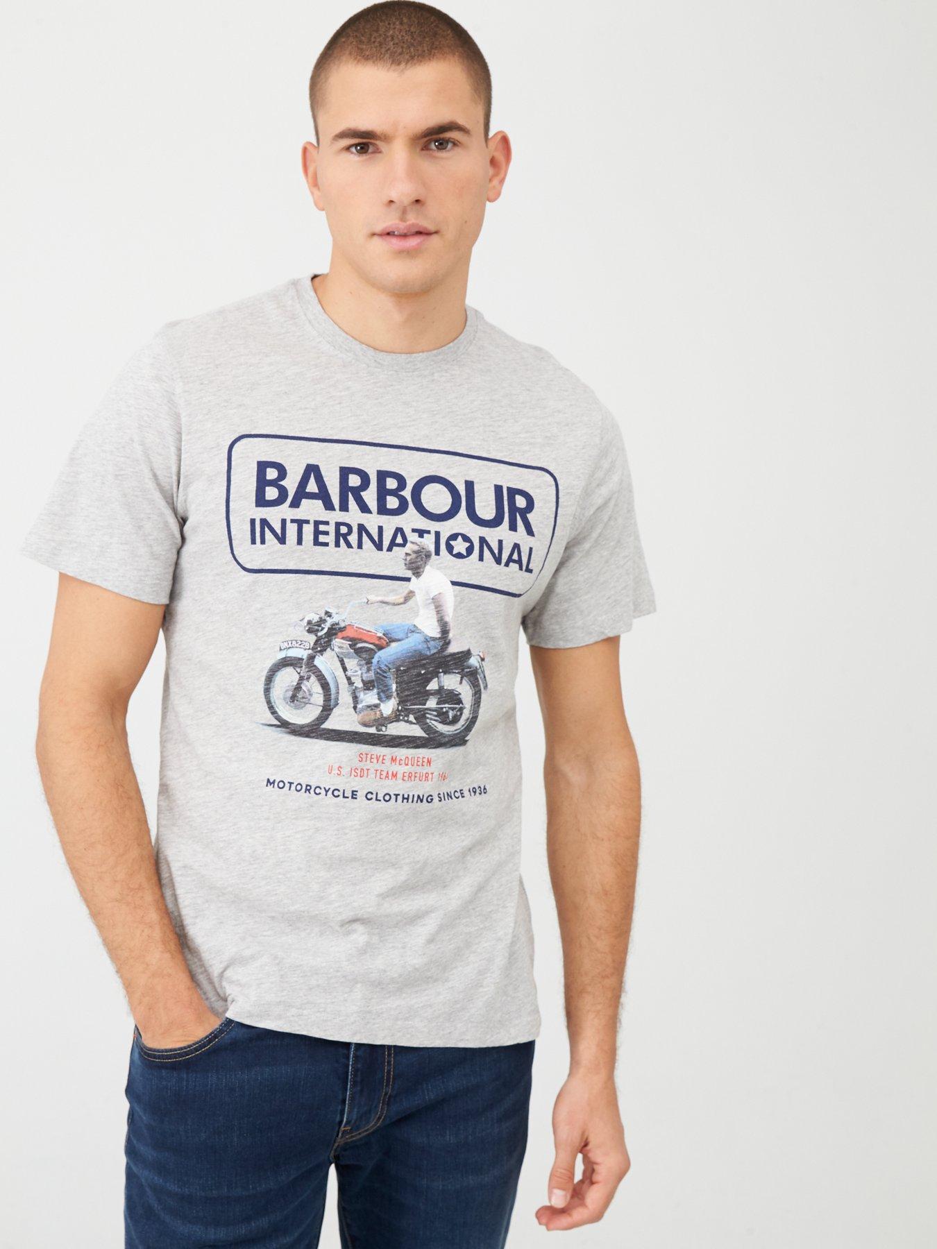 men's barbour steve mcqueen t shirt