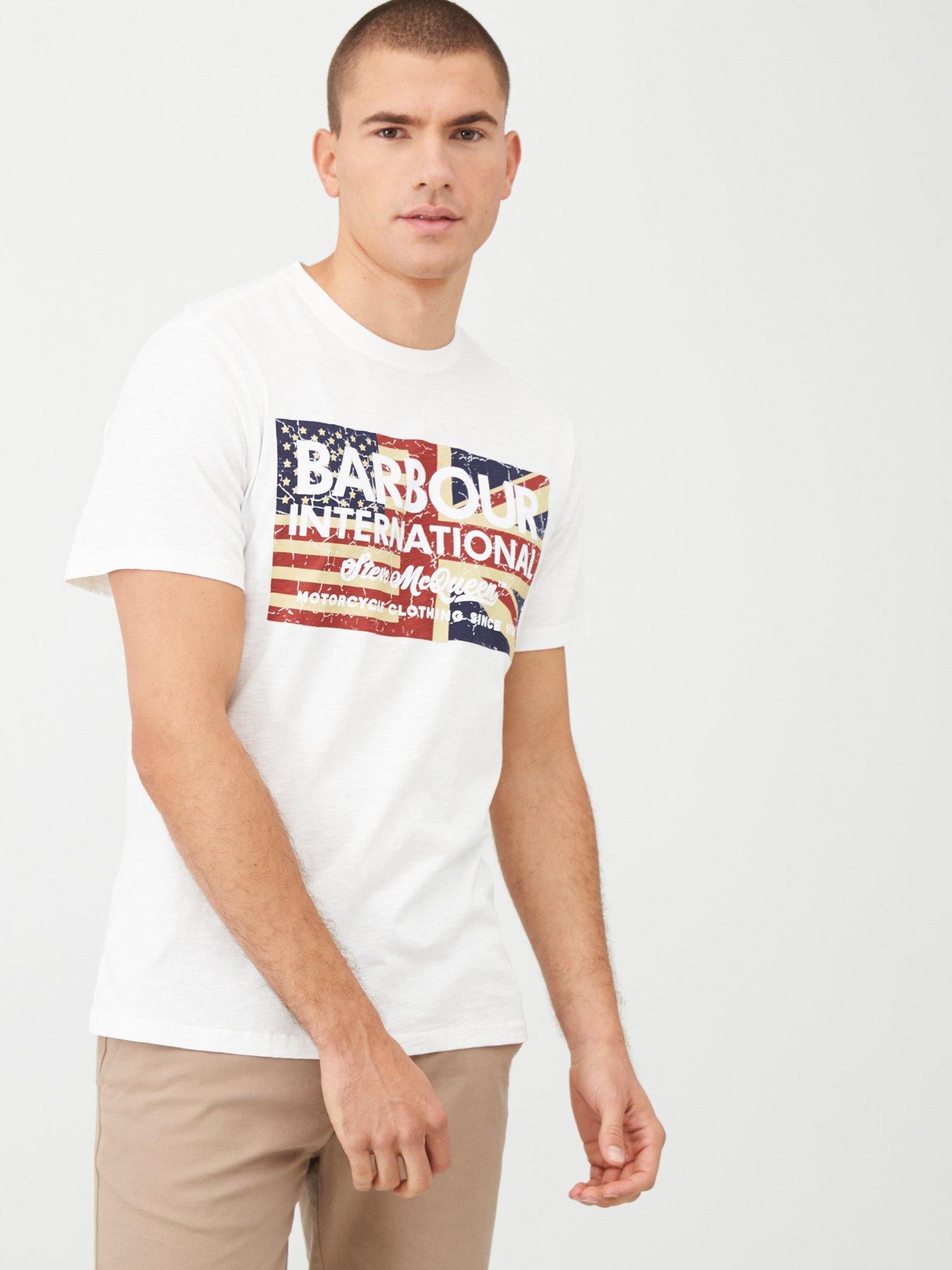 barbour international steve mcqueen t shirt