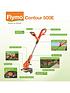  image of flymo-cordednbspcontour-500e-grass-trimmer-500w