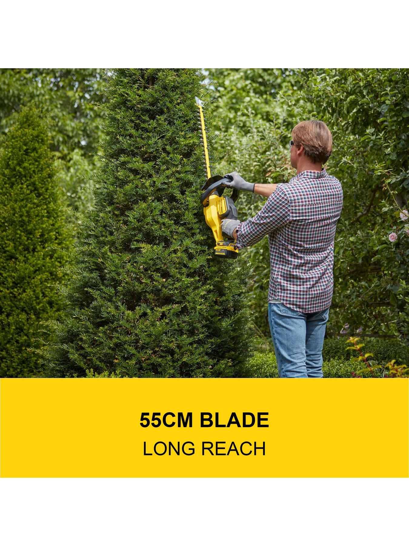 Image 2 of 6 of Stanley FatMax SFMCHT885M1-GB V20 18V Lithium Ion Cordless Hedge Trimmer 4.0AH Battery