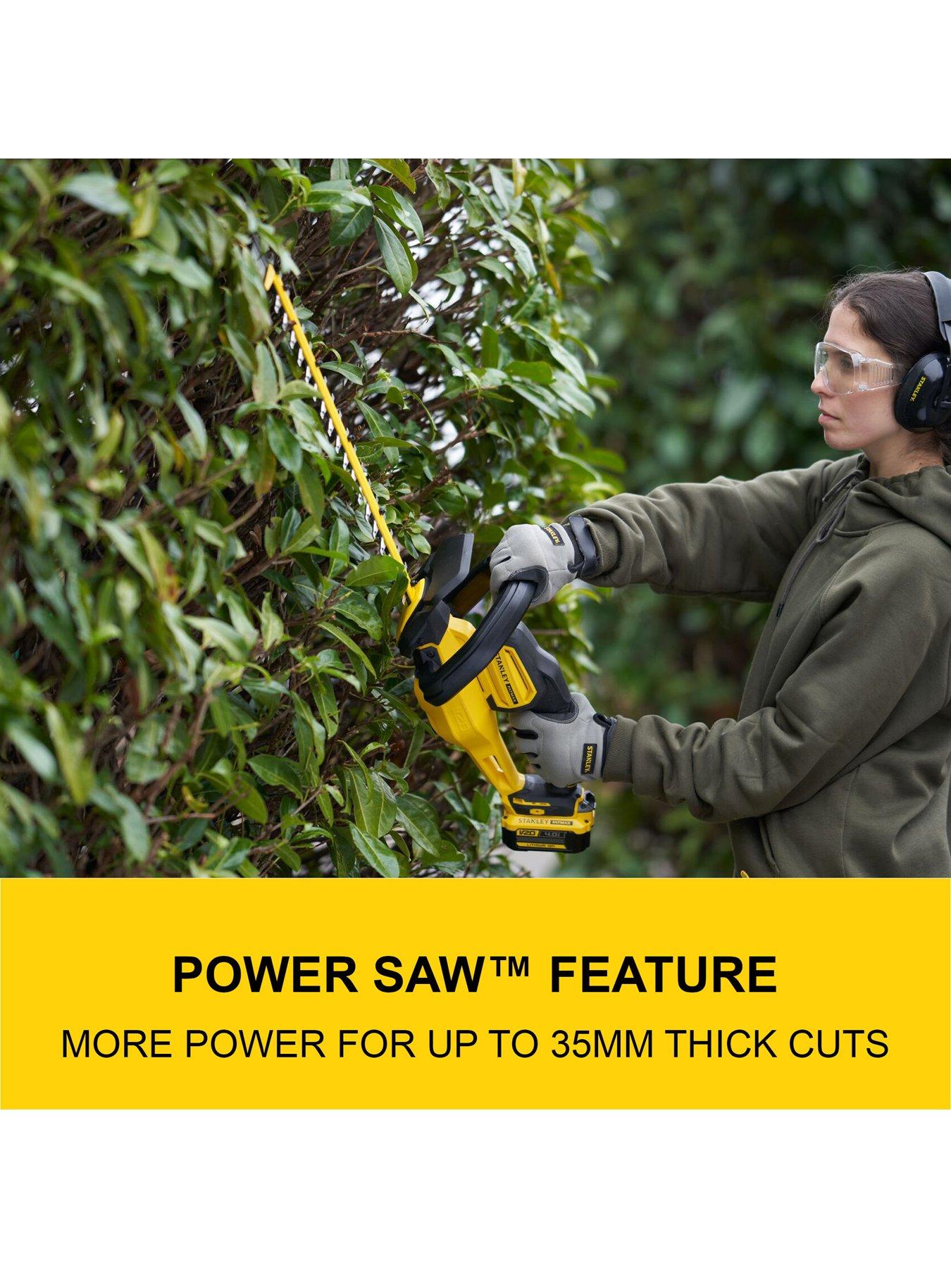 Image 4 of 6 of Stanley FatMax SFMCHT885M1-GB V20 18V Lithium Ion Cordless Hedge Trimmer 4.0AH Battery
