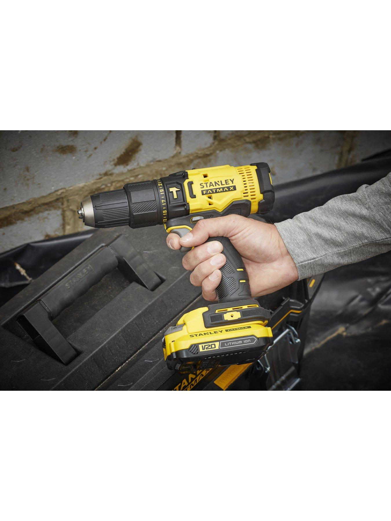 Stanley FatMax V20 18V Combi Hammer Drill Kit SFMCD711D21 GB Very