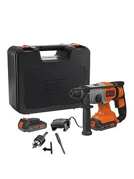 Product photograph of Black Decker 18v Sds Drill Bcd900e2k-gb from very.co.uk