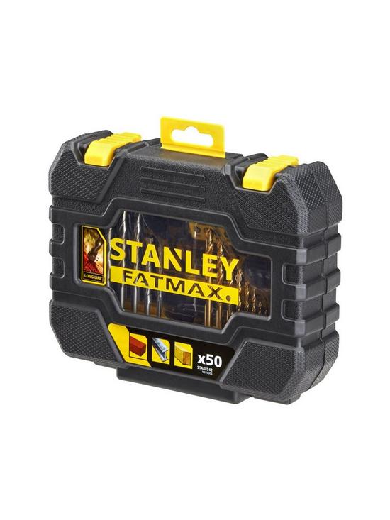 stillFront image of stanley-fatmax-50-piece-drilling-and-screwdriving-set-sta88542-xj