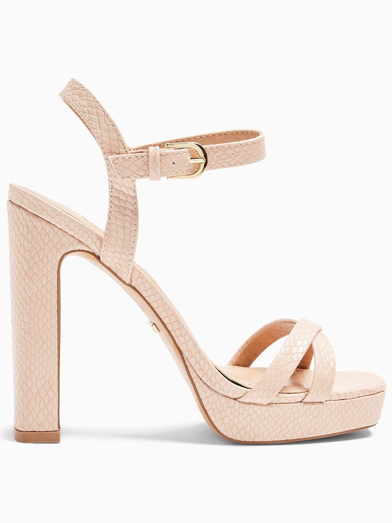 pink platform sandals uk