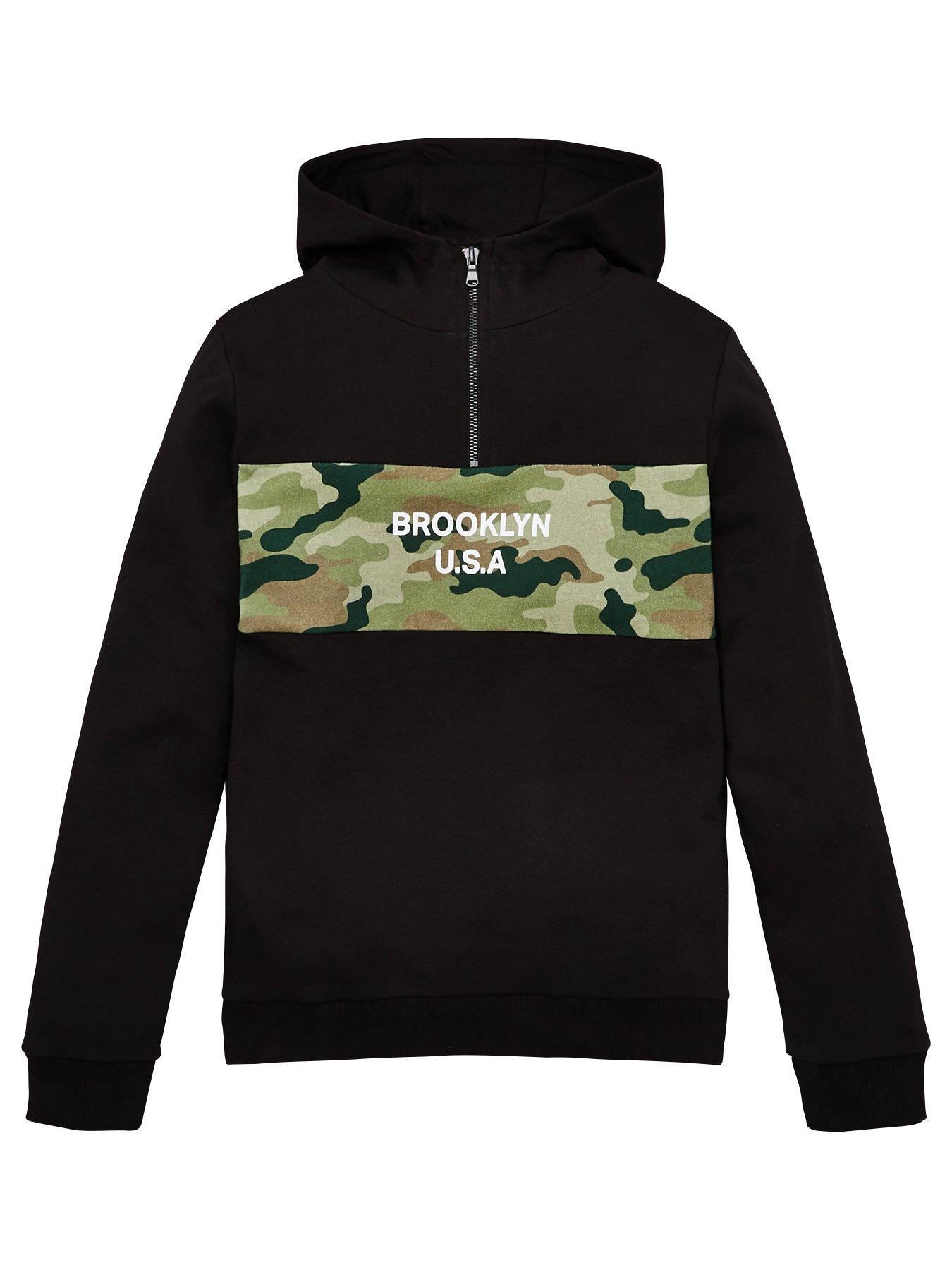 V By Very Boys Camo 'Brooklyn' Overhead Hoodie review