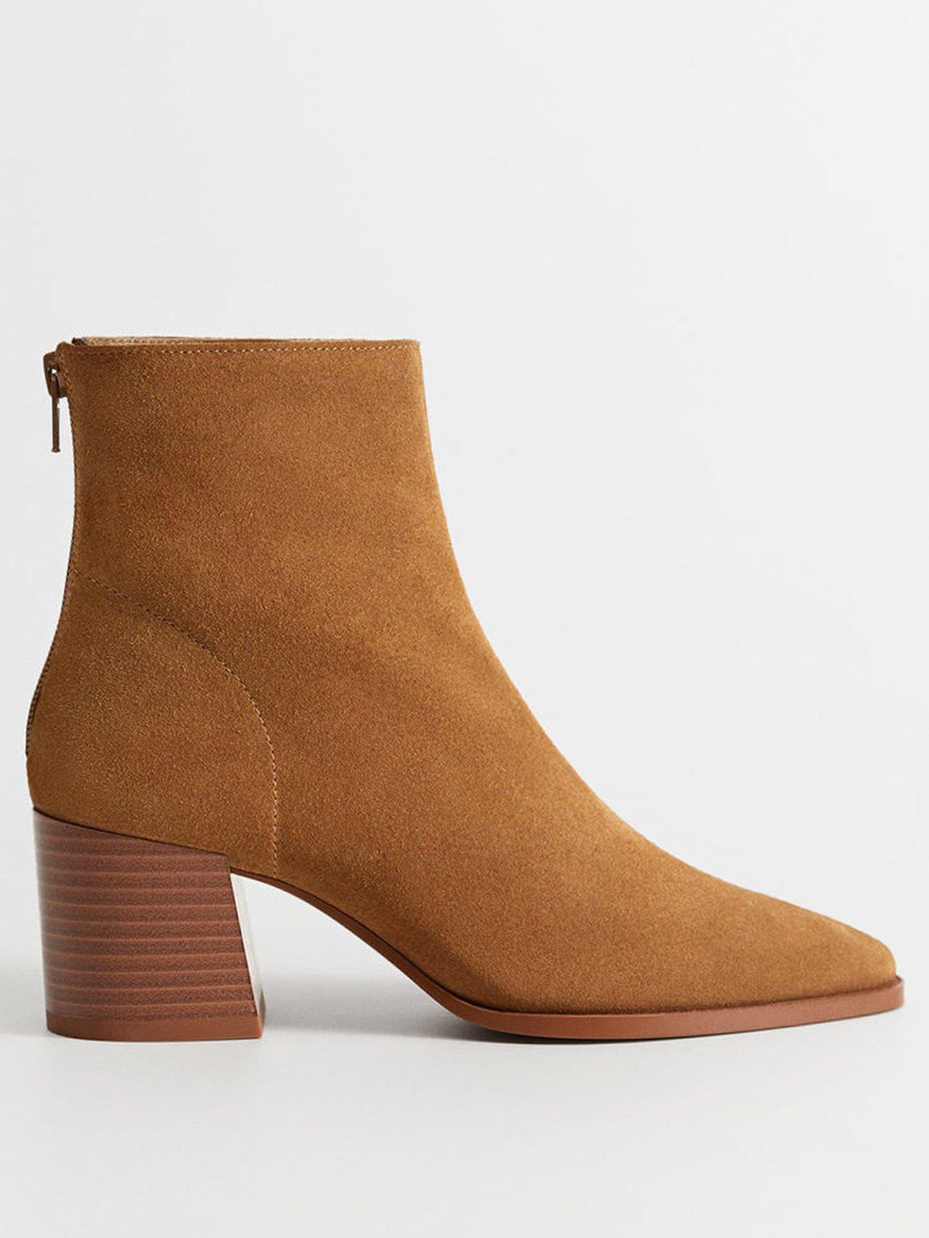 mango suede boots