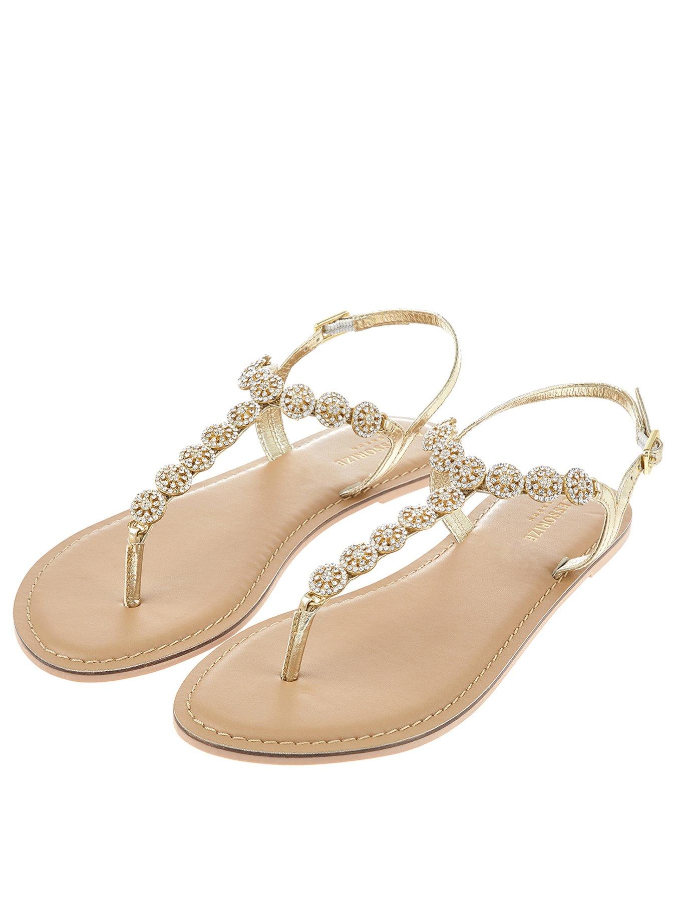 embellished flip flops uk