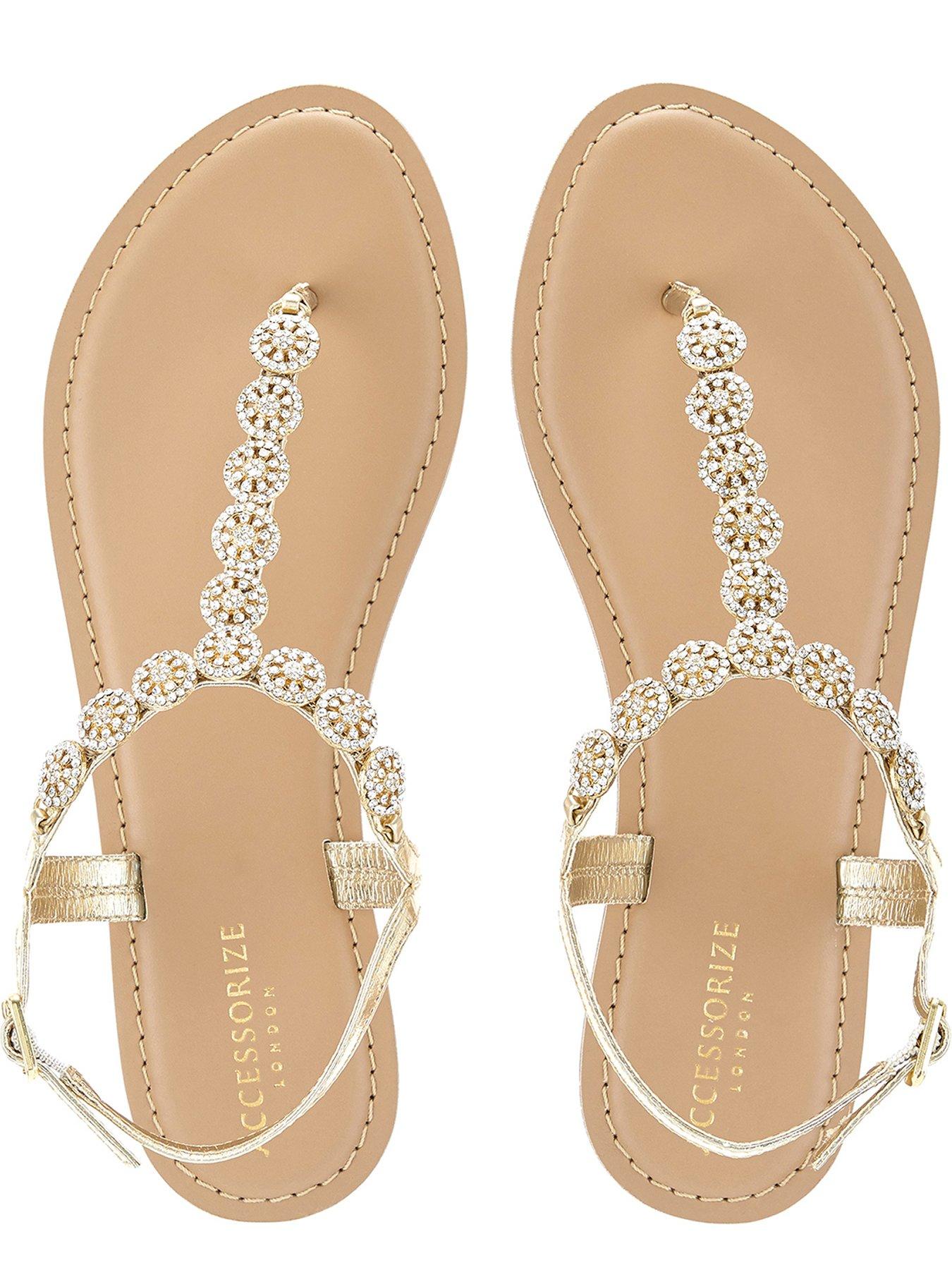 Shoes & boots Rome Embellished Sandal - Silver