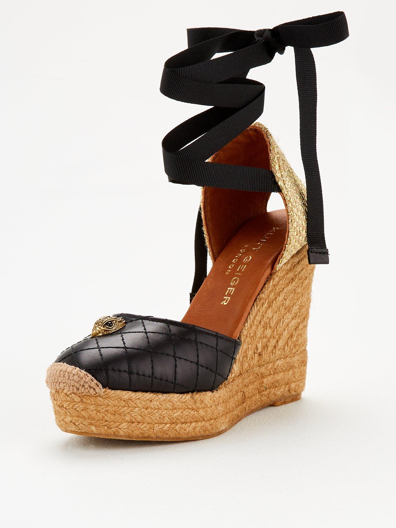 kurt geiger wedge espadrilles