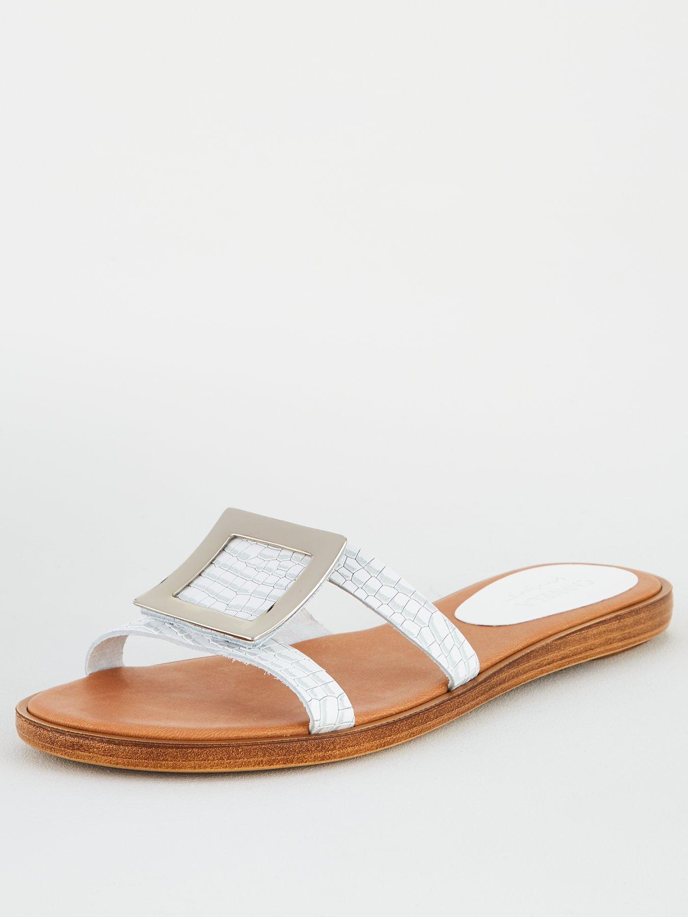 carvela white sandals