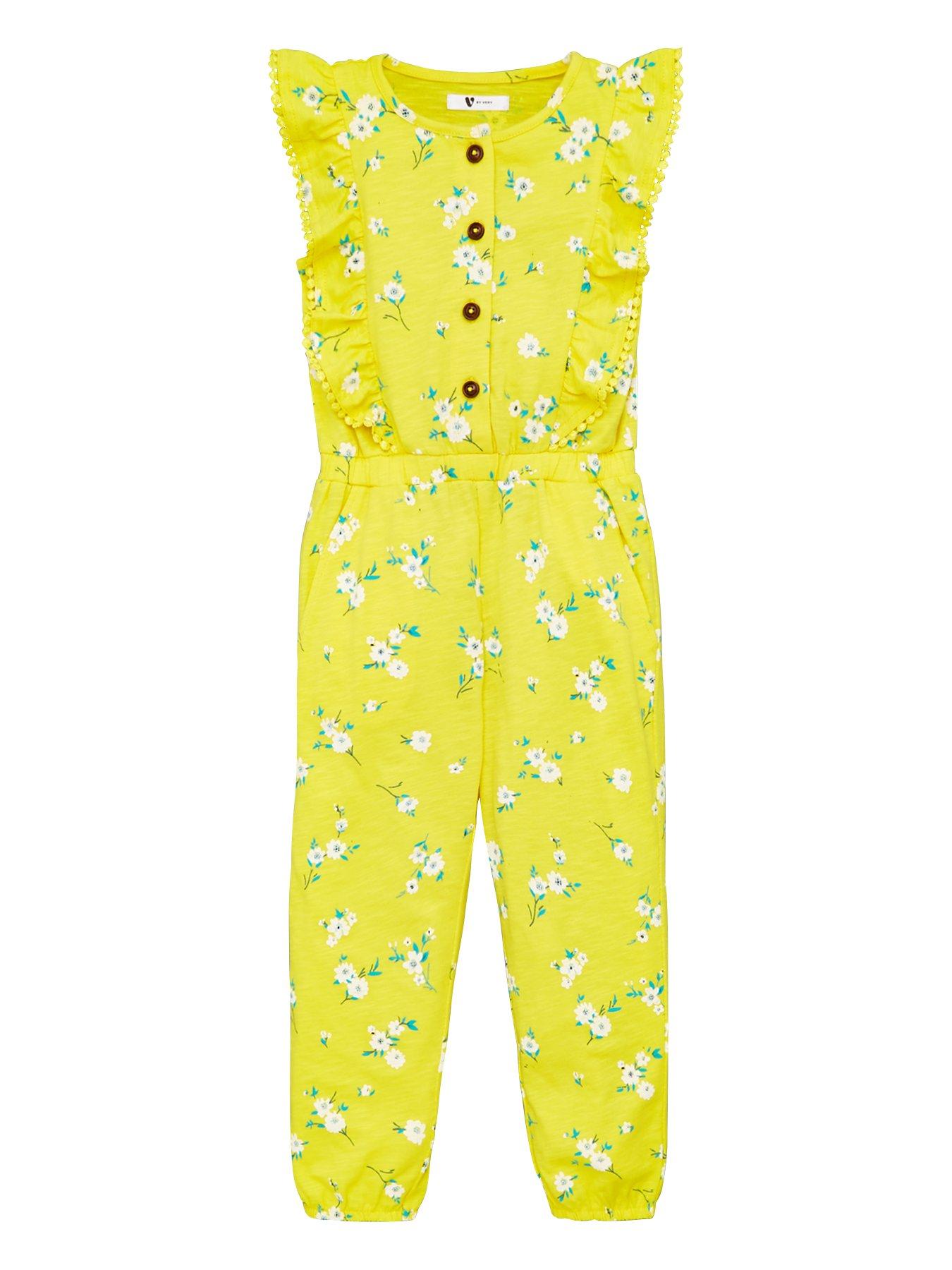 baby girl yellow jumpsuit