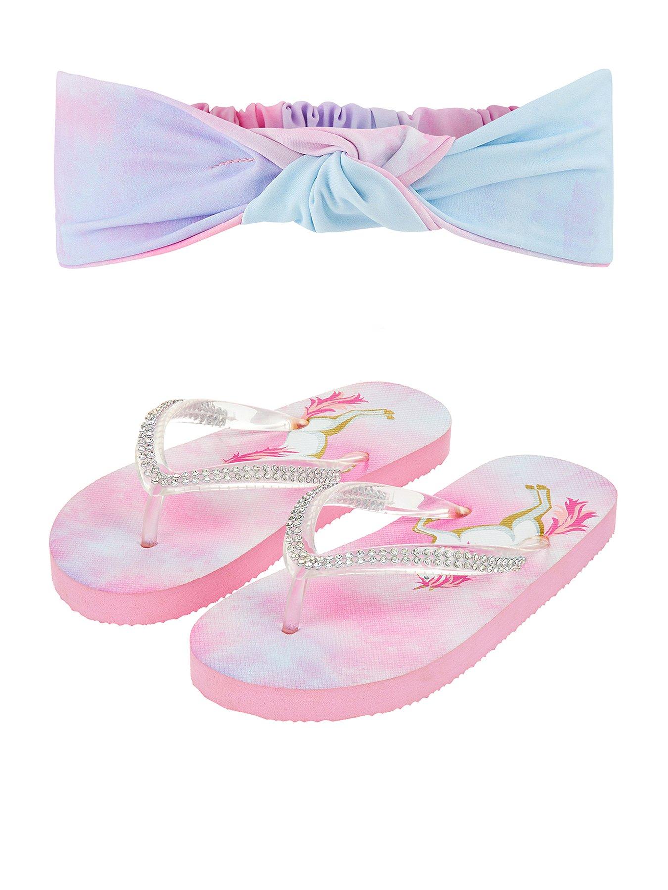 unicorn flip flops