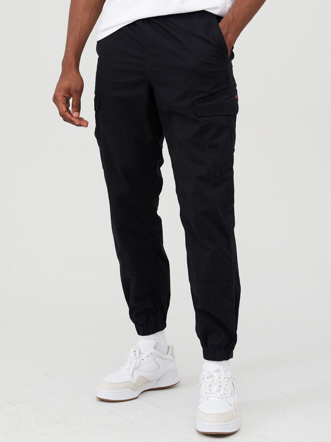 cargo pants with cuffed hems