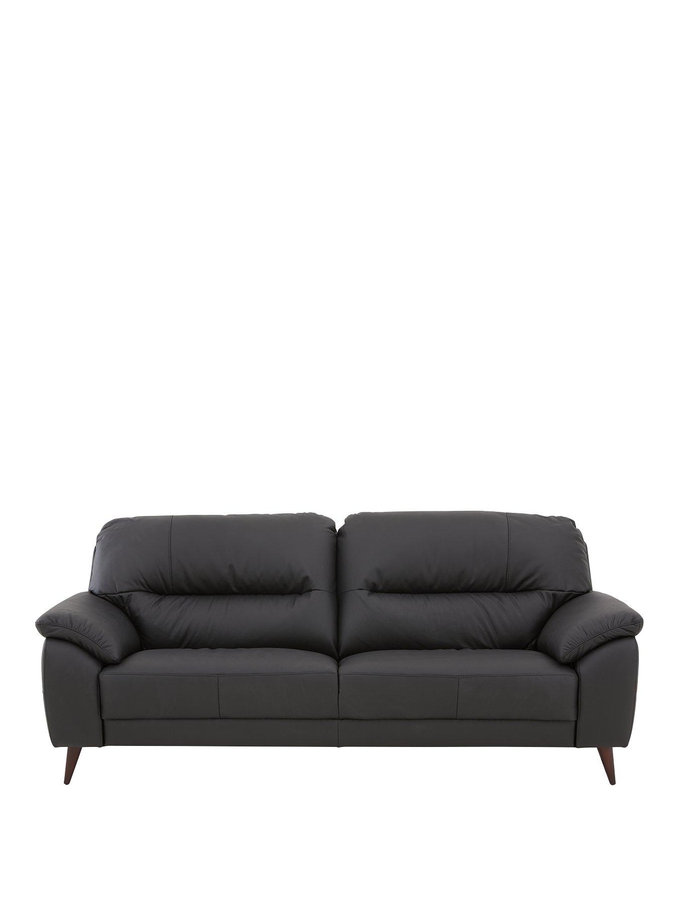 Cullen Leather 3 Seater Sofa review