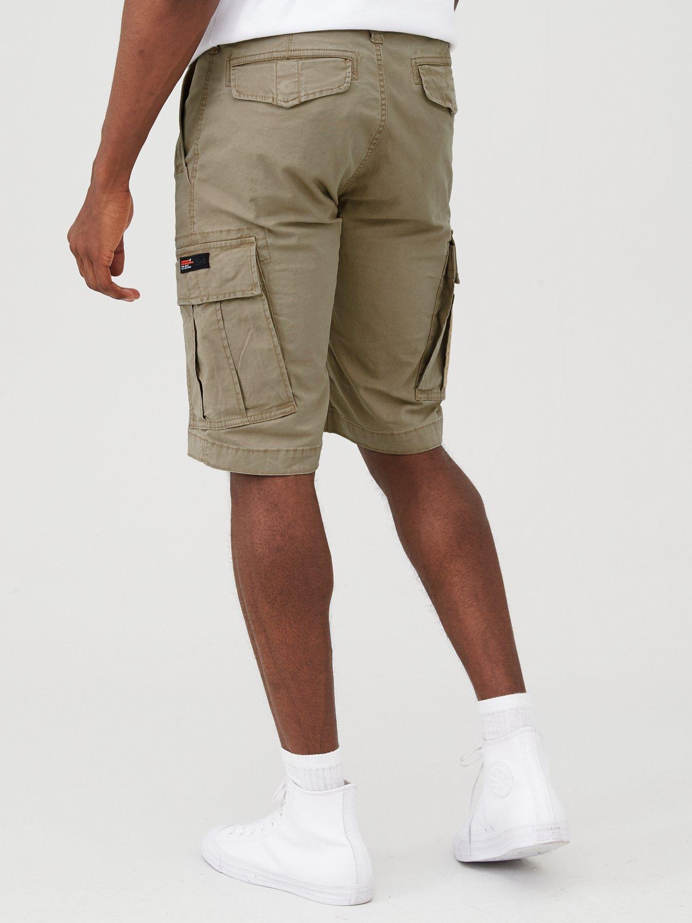 superdry grey shorts