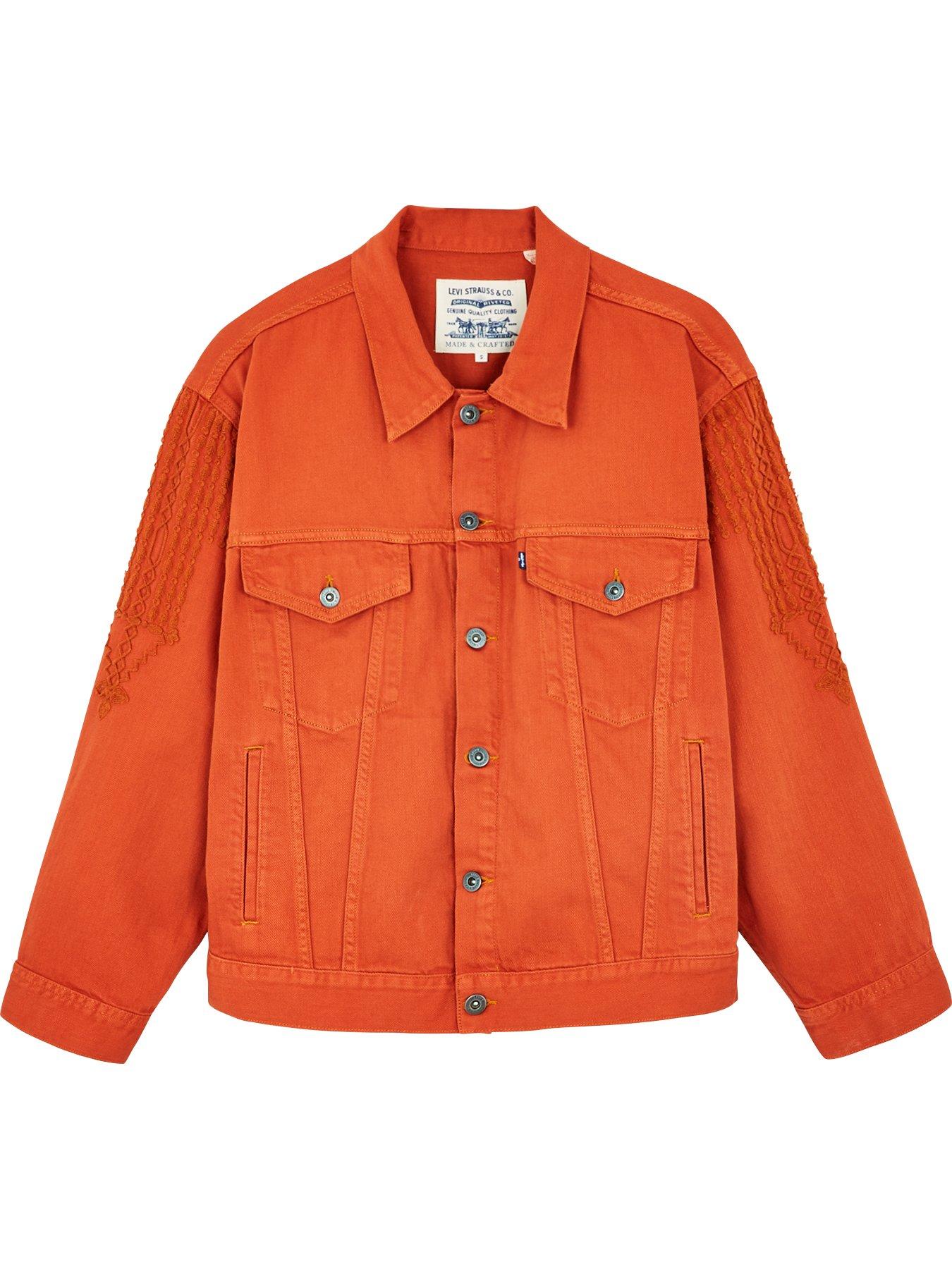 levi's orange jacket