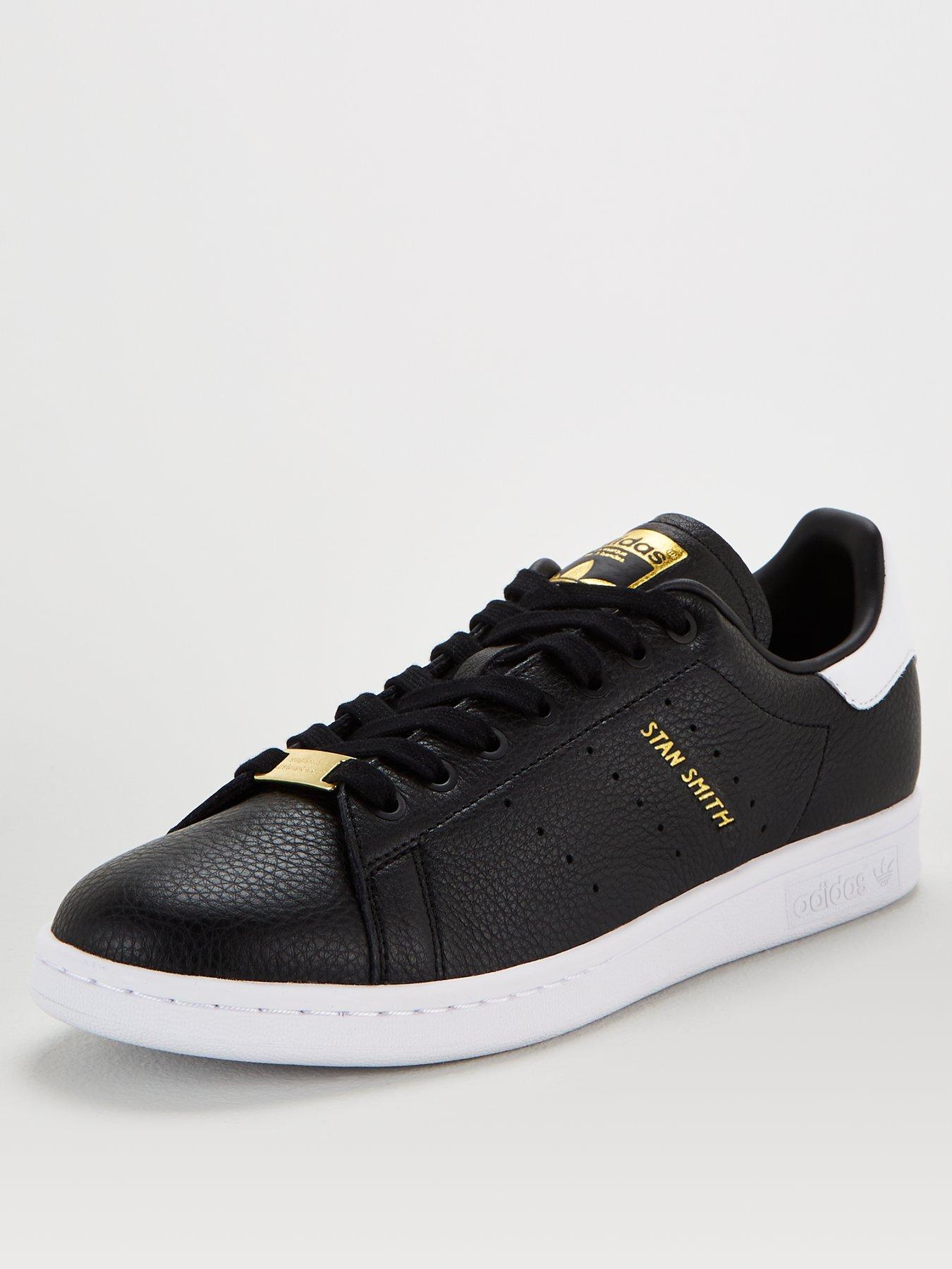 adidas stan smith black white