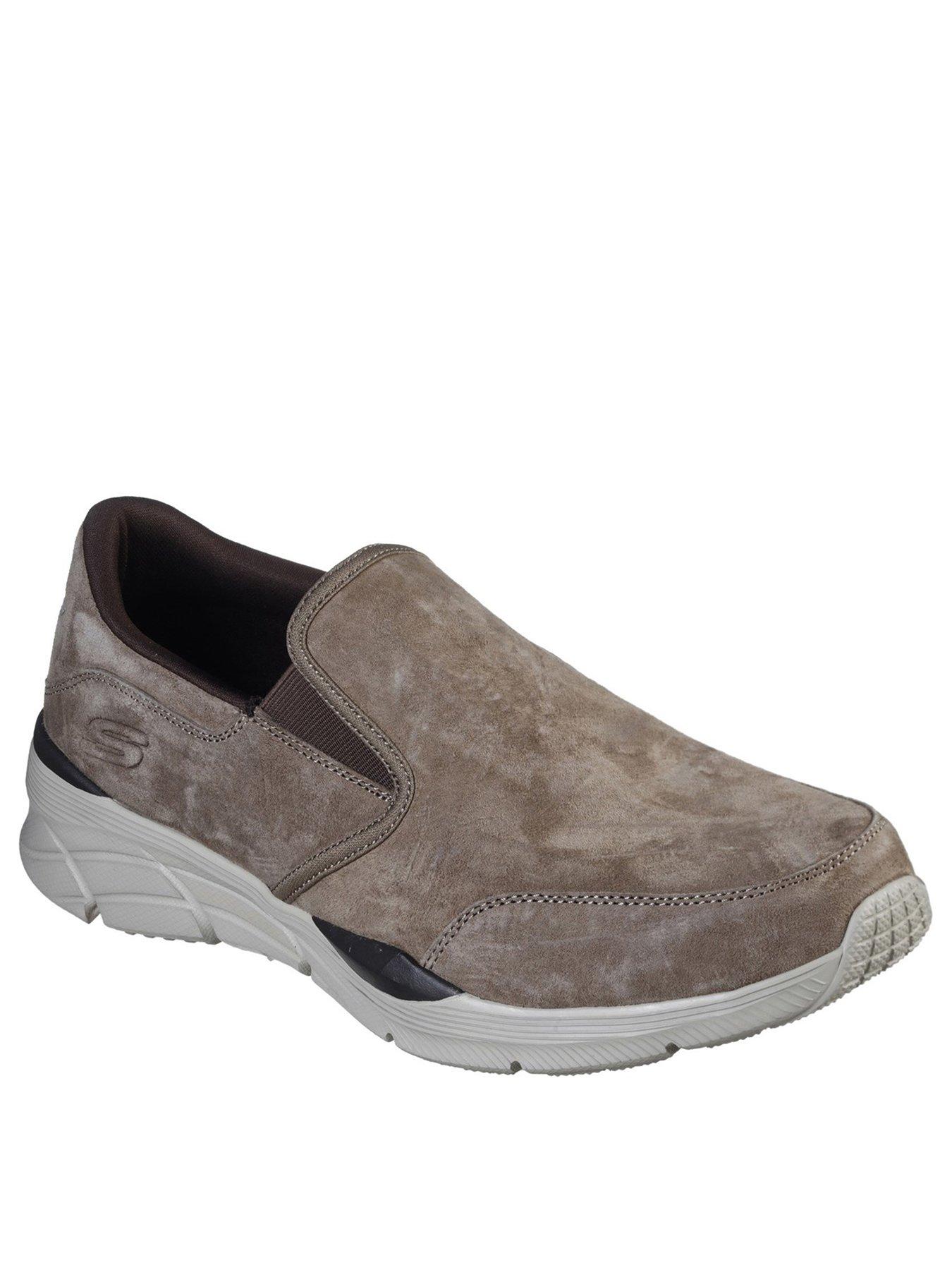 skechers brown slip on