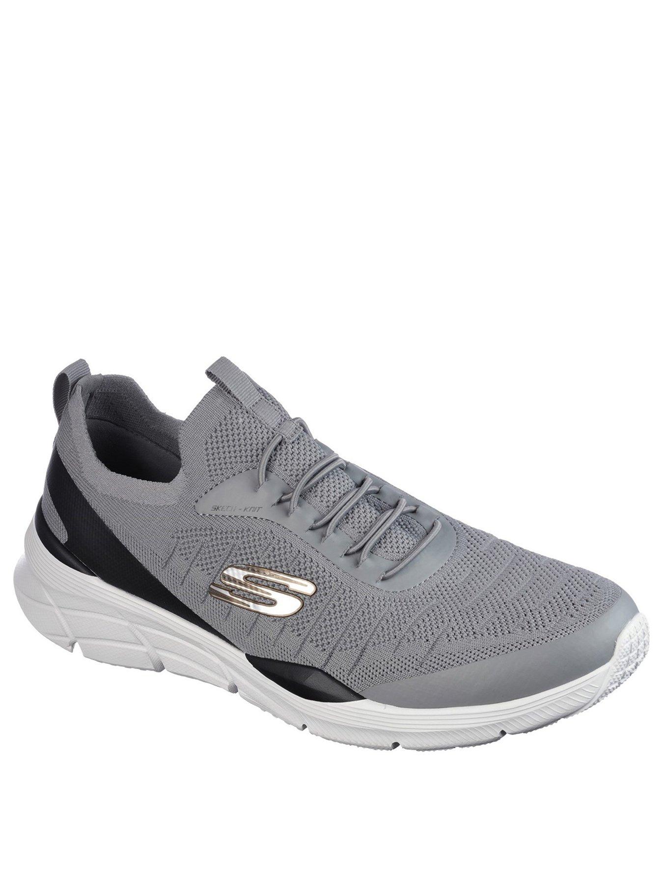 sketchers grey trainers