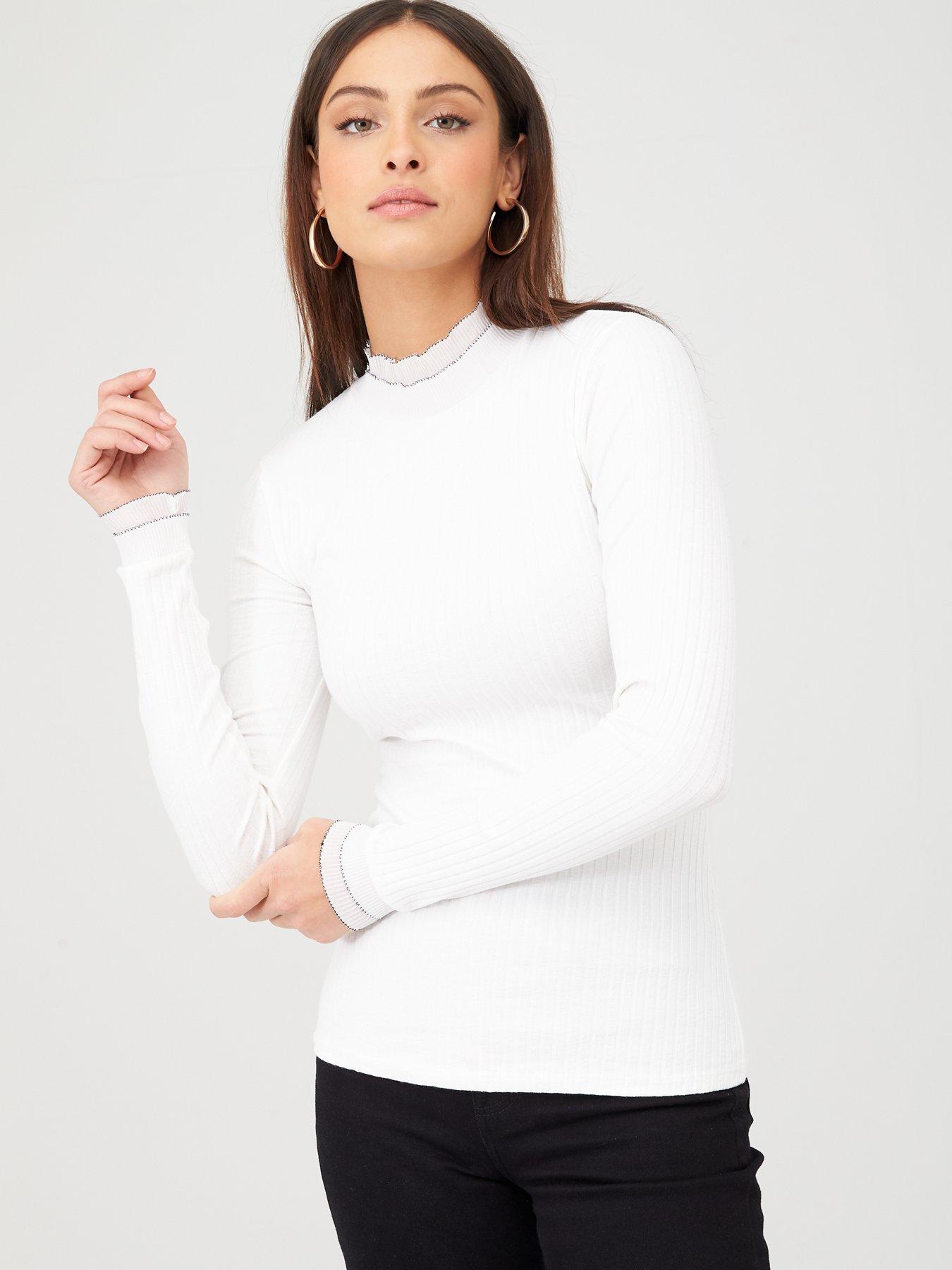 V By Very Piping Detail Double Layer Rip Long Sleeve Top review