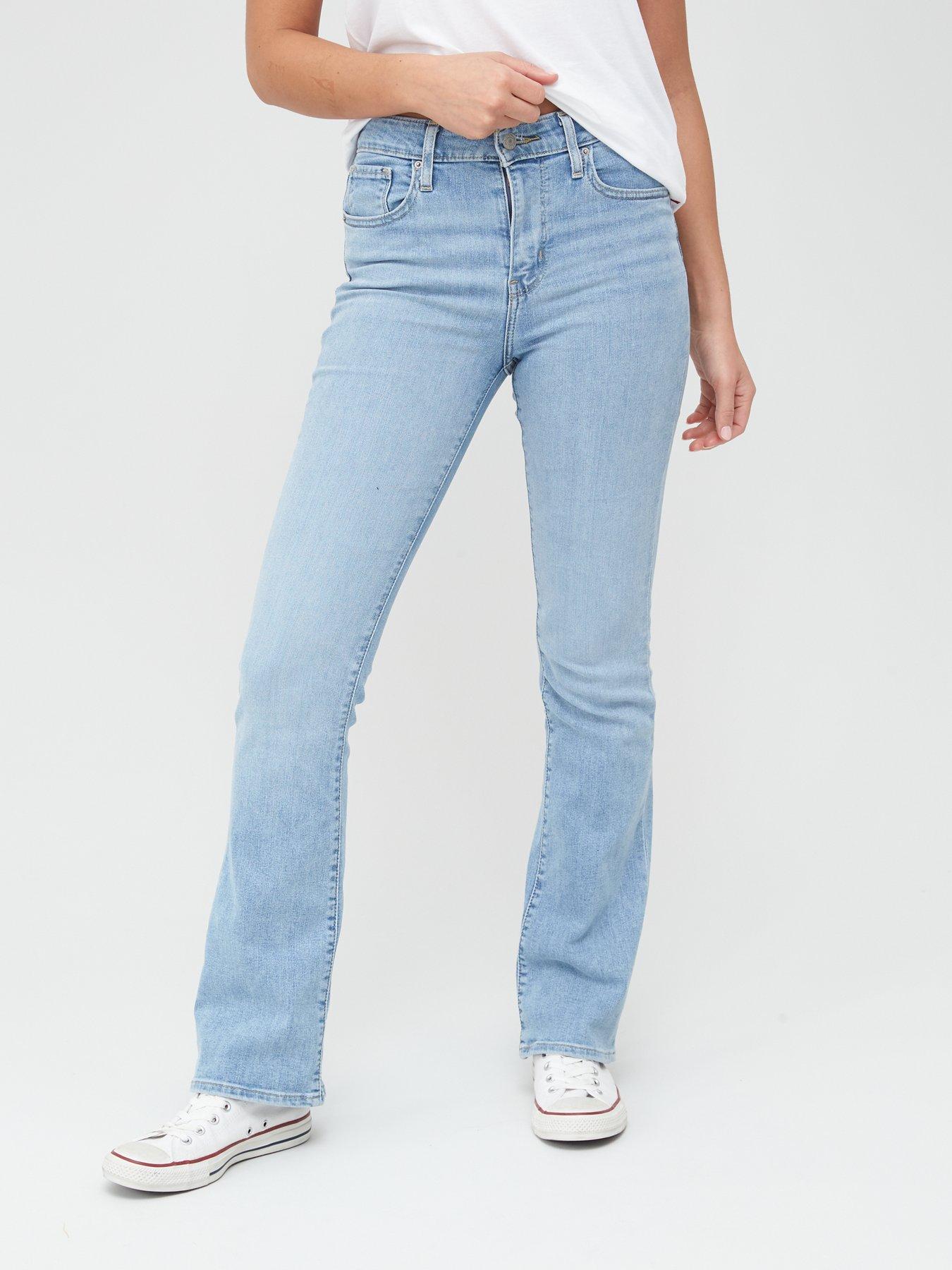 light wash levi high waisted jeans