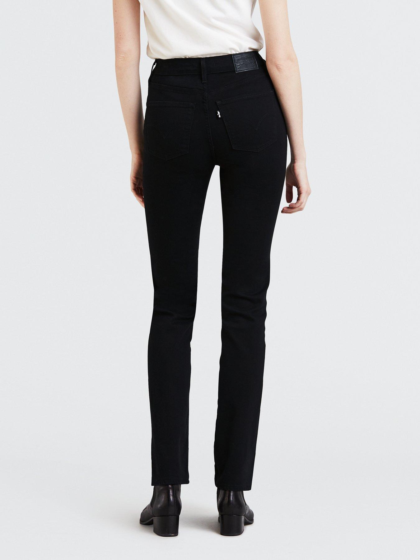 Levi's 724™ High Rise Straight Jean - Night Is Black 