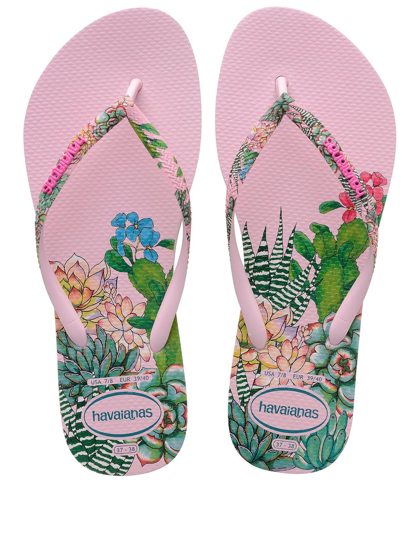 havaianas pink rose