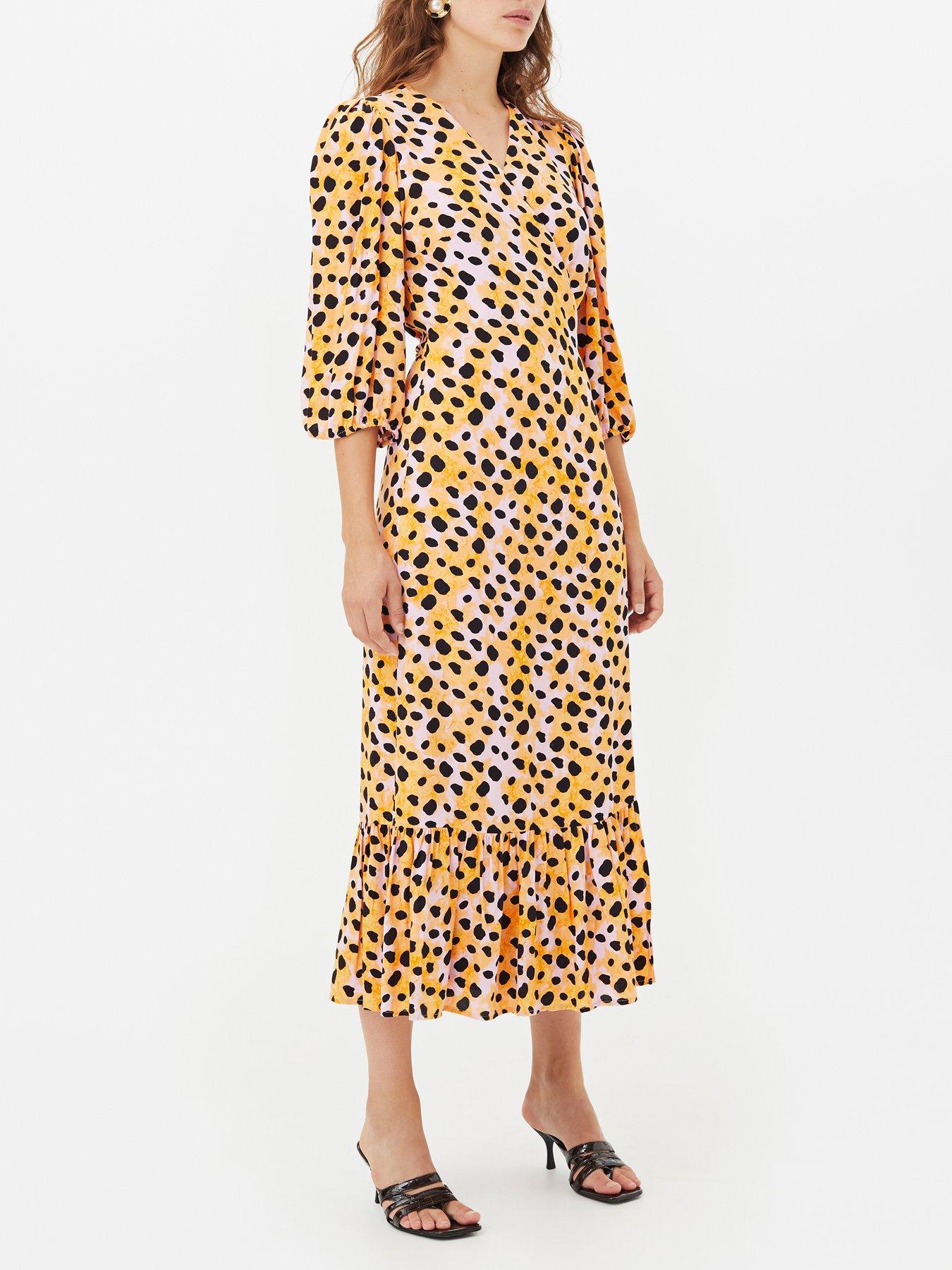 gestuz wrap dress