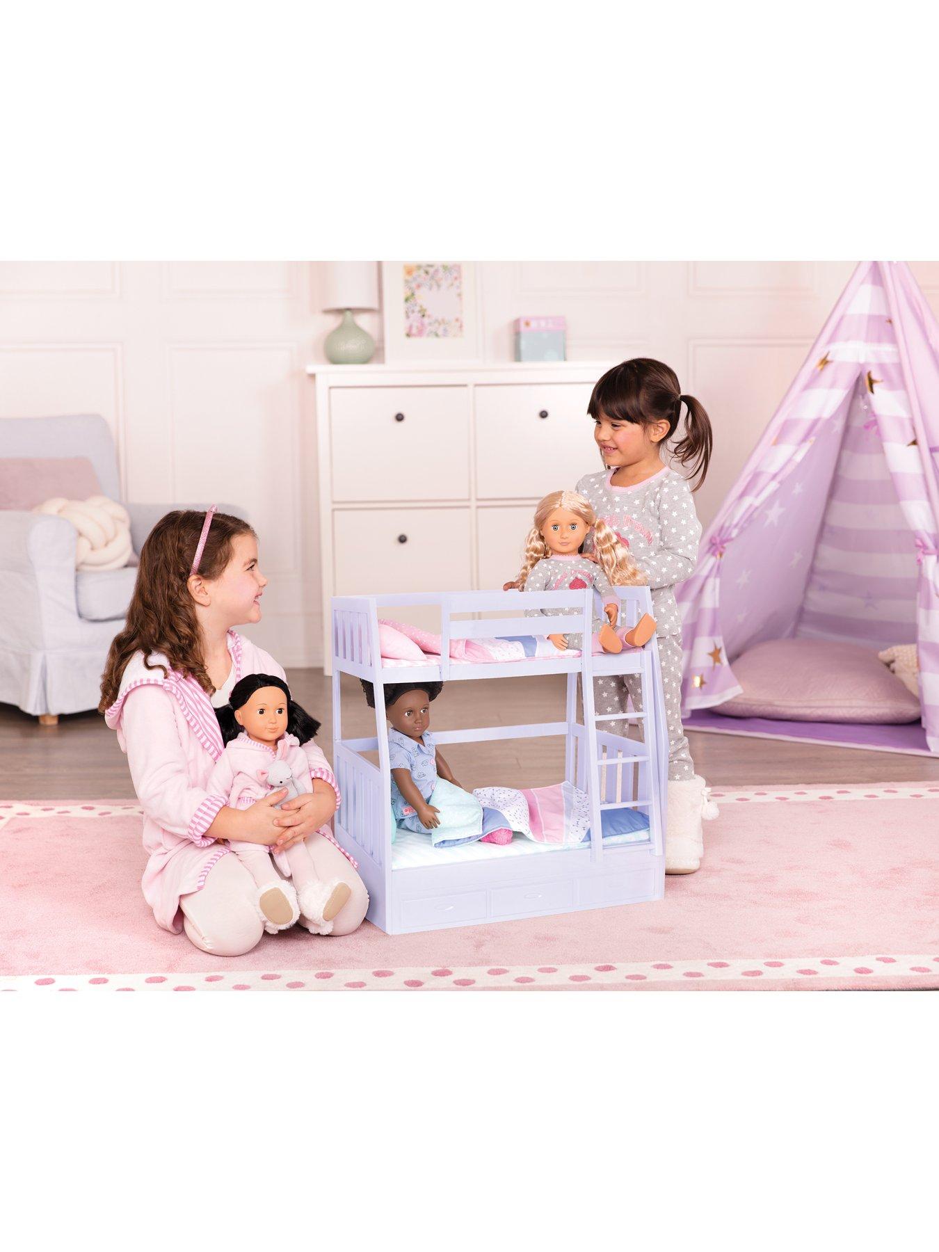 our generation dolls dream bunk bed set