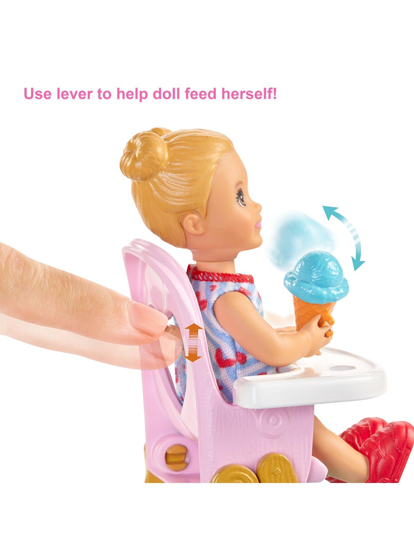 barbie skipper babysitter feeding playset