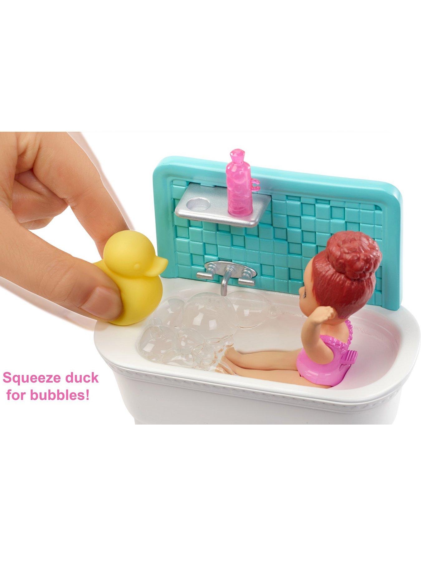 barbie skipper bathtime