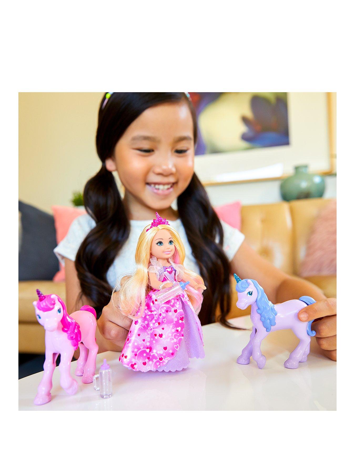 chelsea doll with unicorn