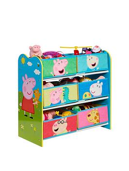 Product photograph of Hello Home Peppa Pig Kids Storage Unit from very.co.uk