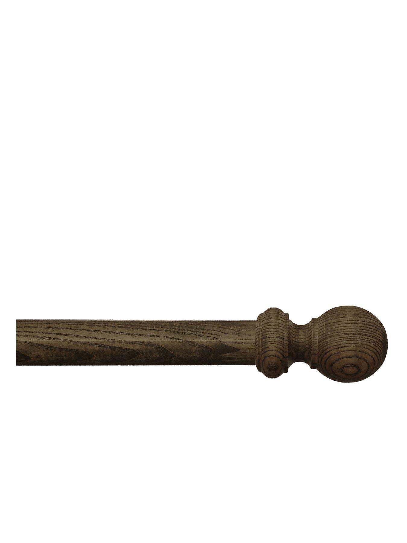 CafÉ 35 Mm Ball Finial Wooden Curtain Pole review