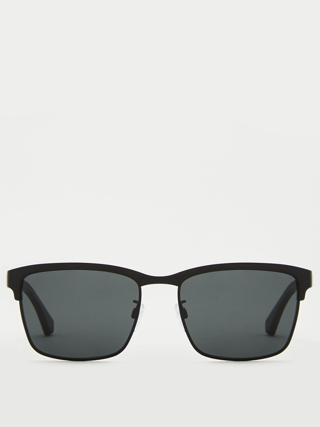 Image 3 of 3 of Emporio Armani Rectangle Lens 0ea2087 Sunglasses - Black