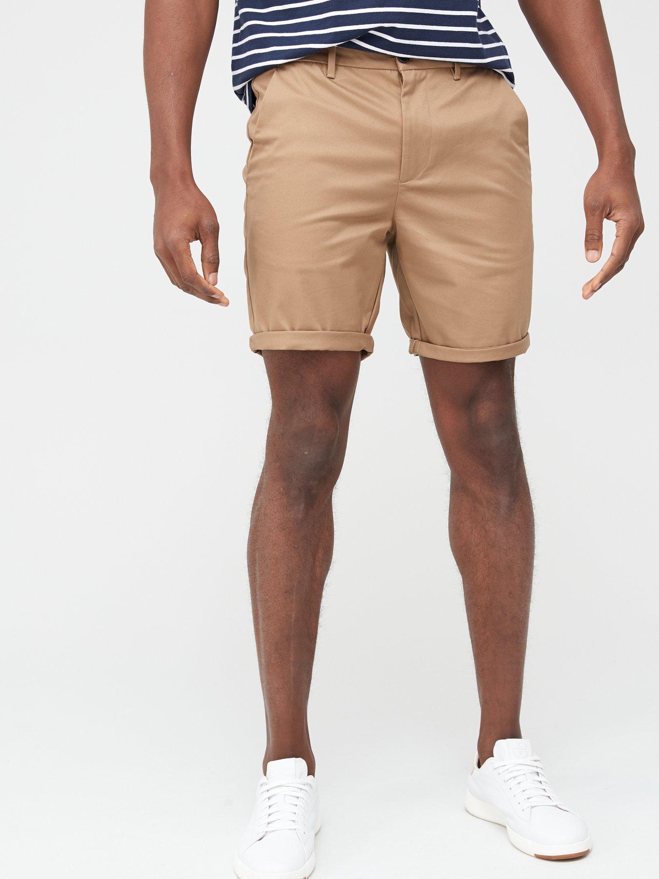 skinny chino shorts