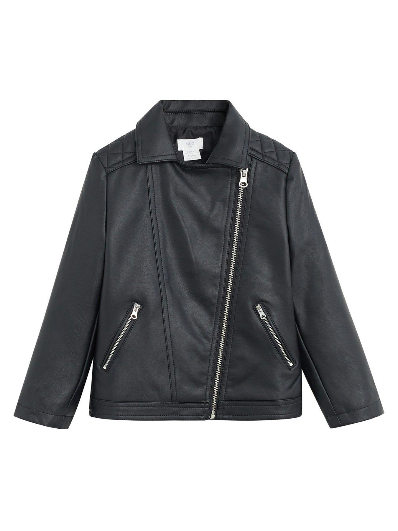 Mango Girls Faux Leather Biker Jacket review