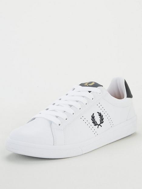 fred-perry-b721-leather-trainers-white