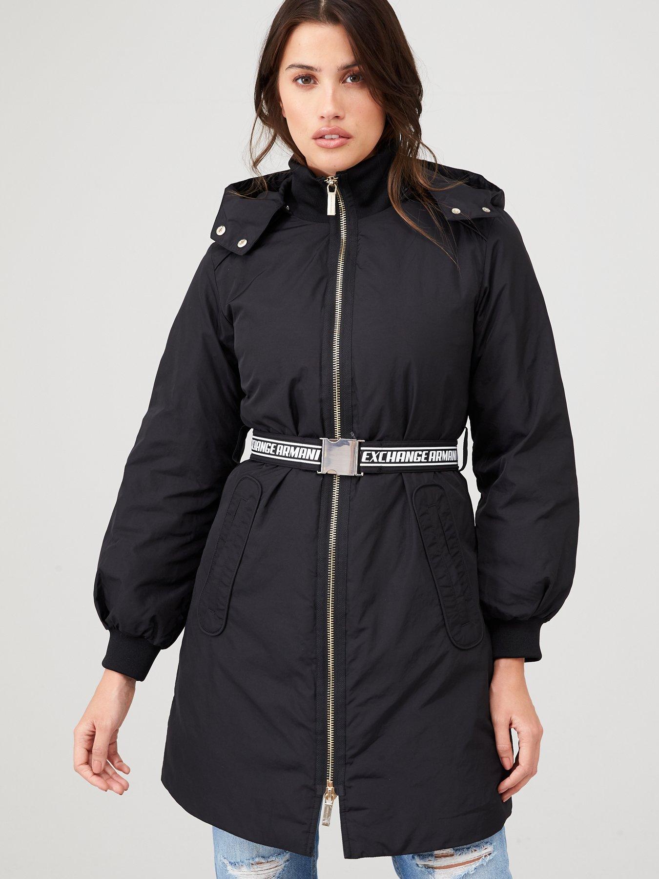 armani jeans caban coat