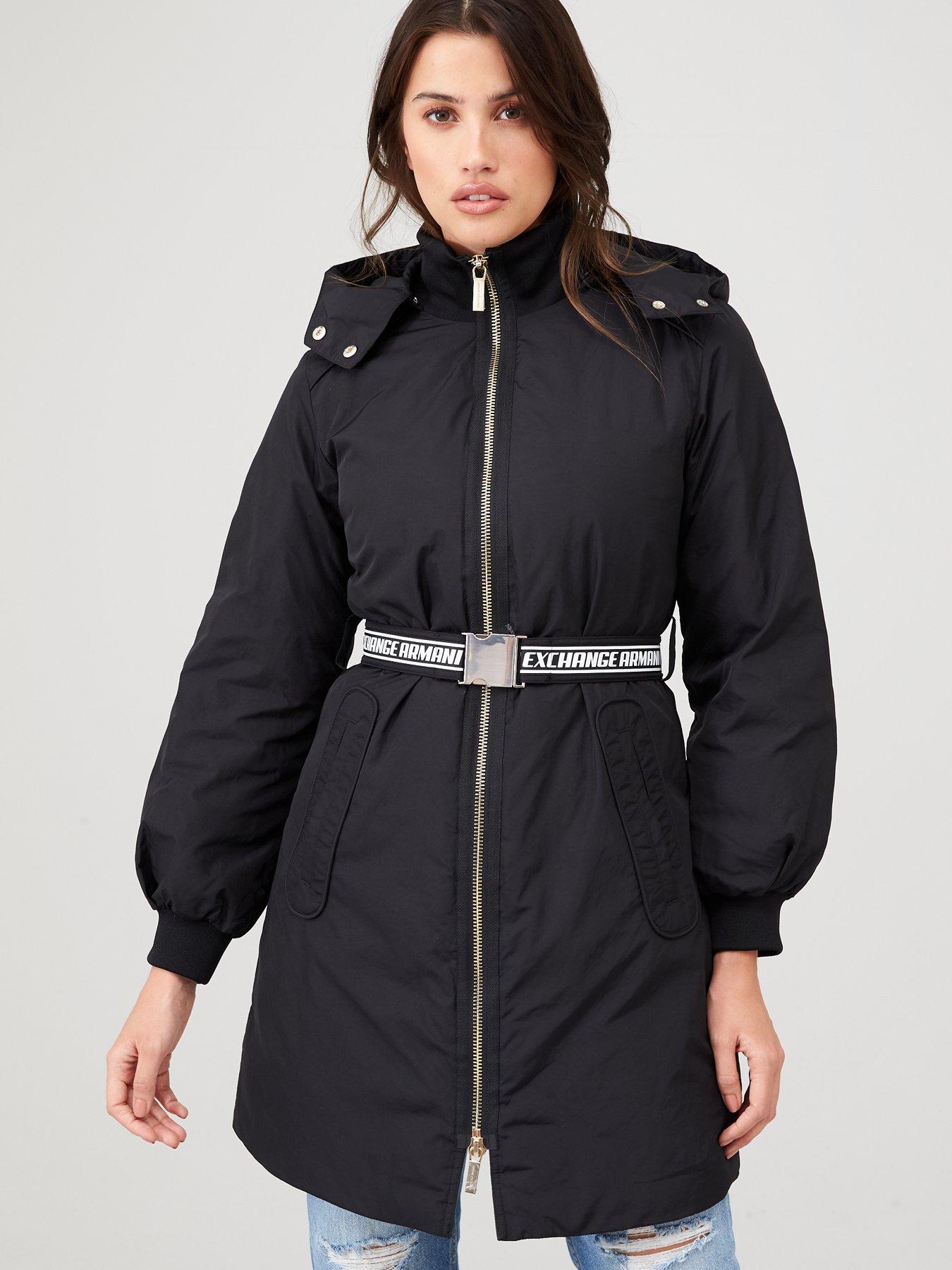 armani exchange caban coat