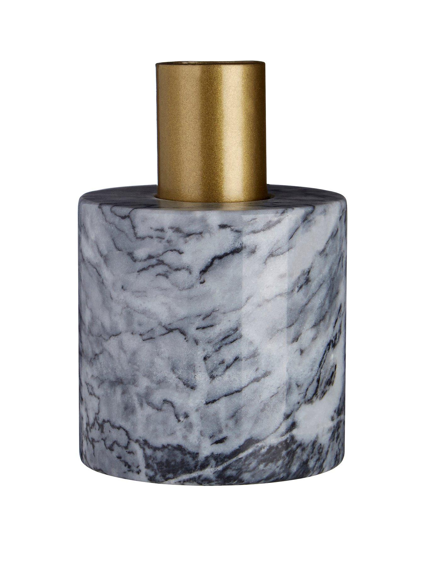 Premier Housewares Lamonte Grey Marble Candle Holder review