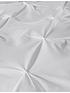  image of serene-lara-single-duvet-cover-and-pillowcase-ndash-white