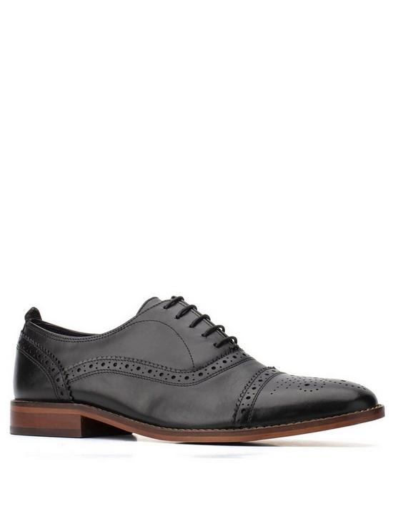 front image of base-london-cast-lace-up-brogues-black