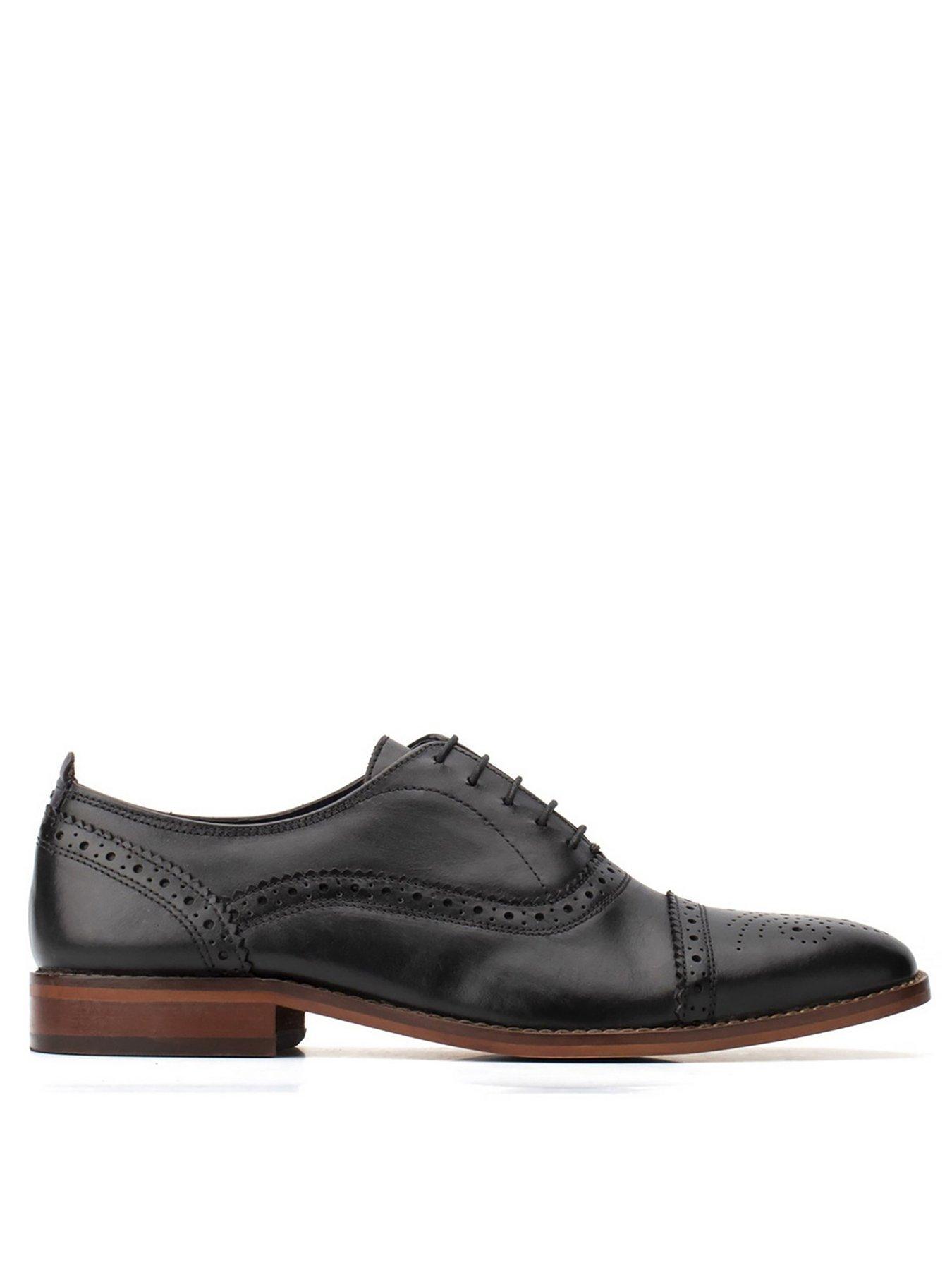 Base London Cast Brogue Shoe Black Very
