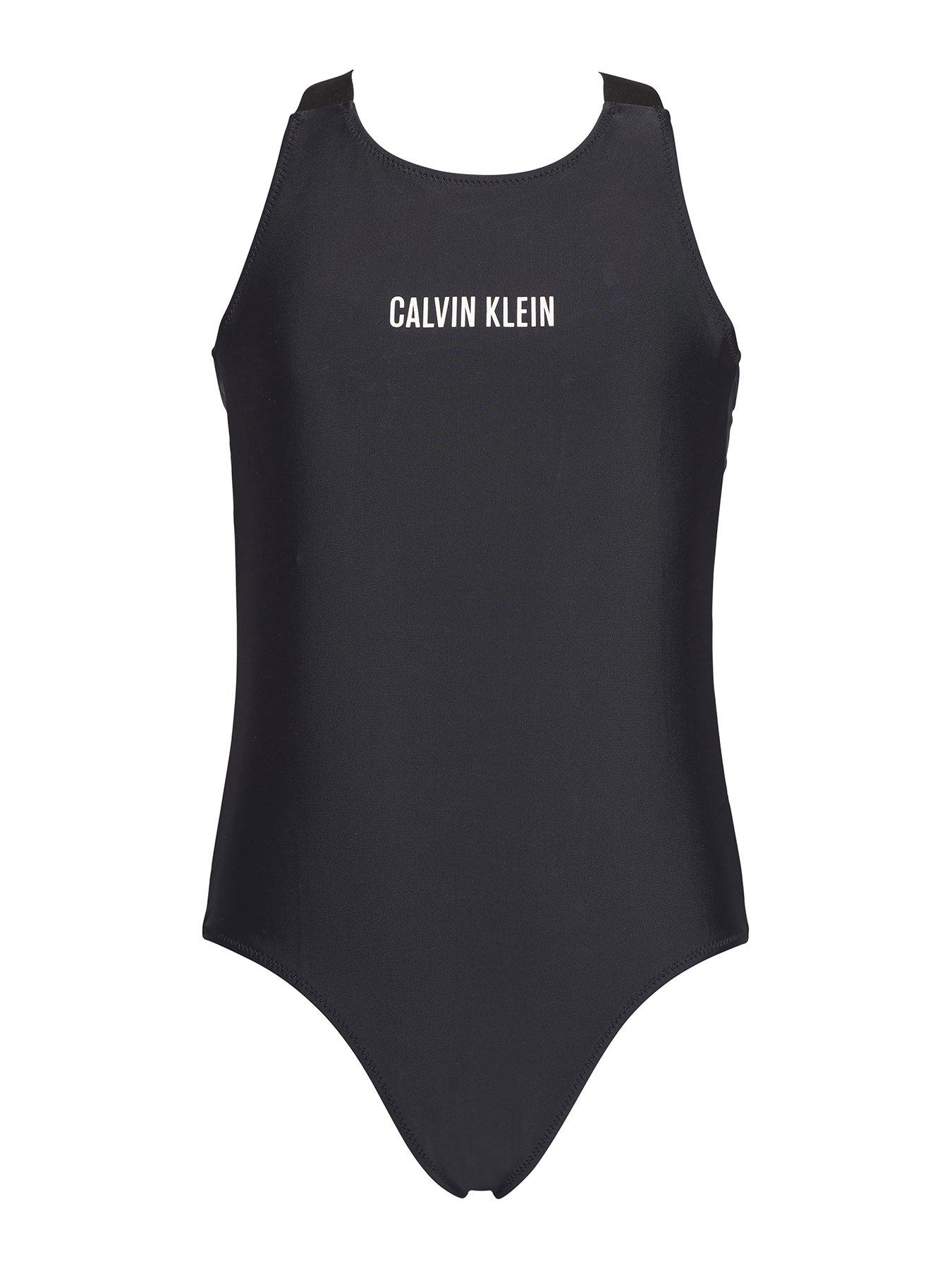 Calvin Klein Girls Logo Swimsuit review