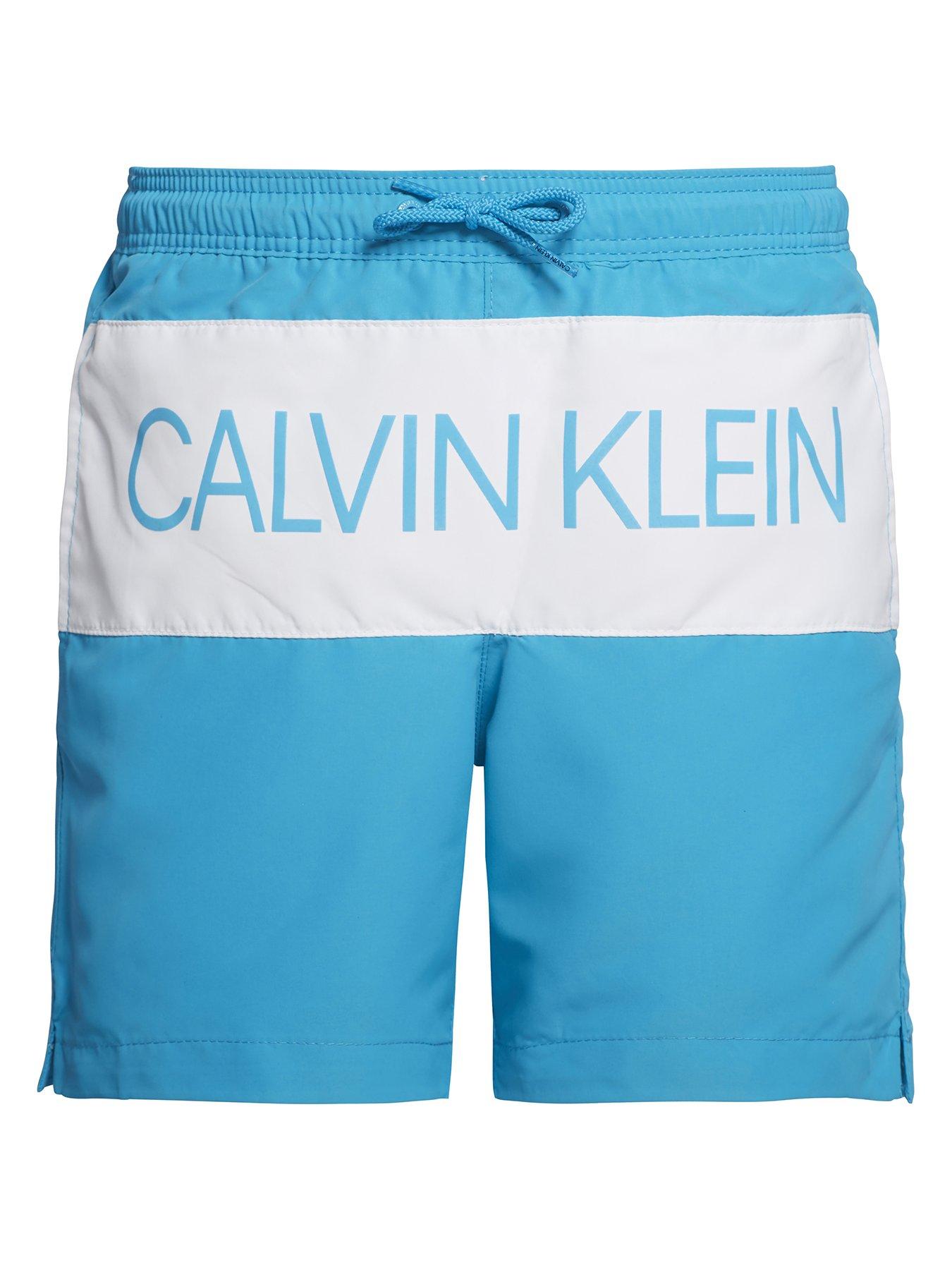 calvin klein swim shorts boys