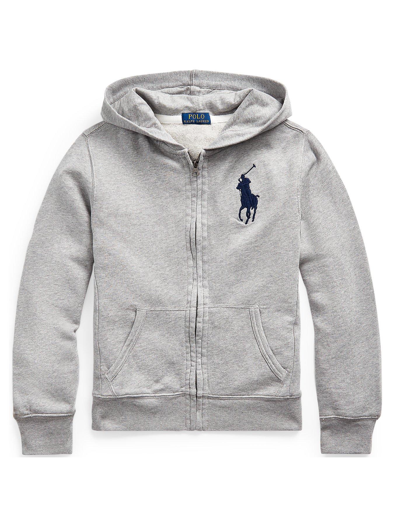 boys polo hoodie